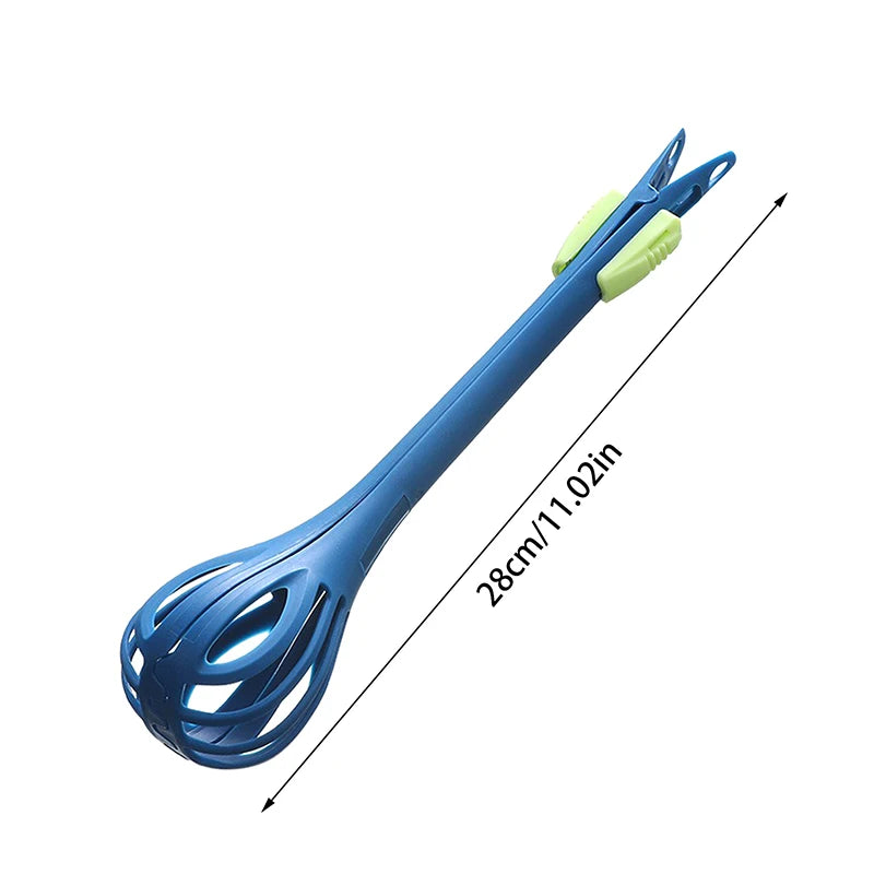 Batidor de mano multifuncional 3 en 1 para cocina, varilla de mezcla doméstica, clip para alimentos, clip para pan, clip para repostería, clip para pasta, mezclador de crema